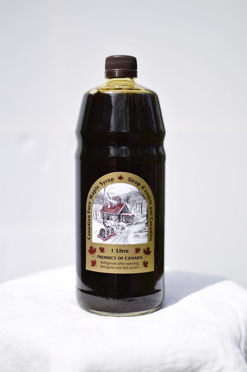 Maple Syrup - 1 Litre Plastic Jug - Fortune Farms - View #2